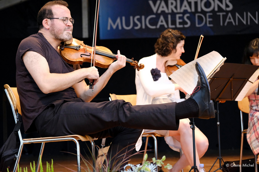 Girolamo Bottiglieri et Raya Raytcheva répétition Variations musicales de Tannay 2017