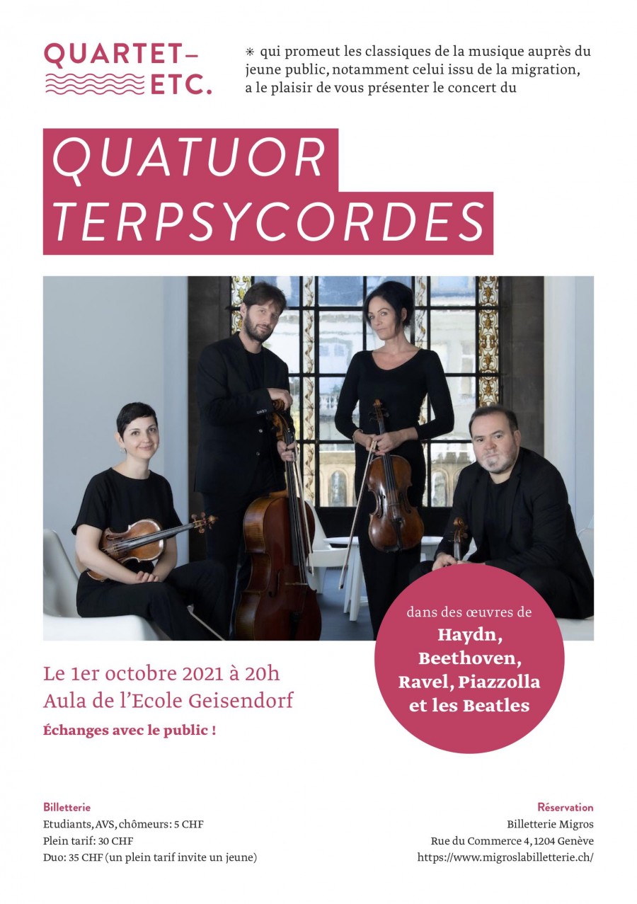 affiche concert Quartet-etc