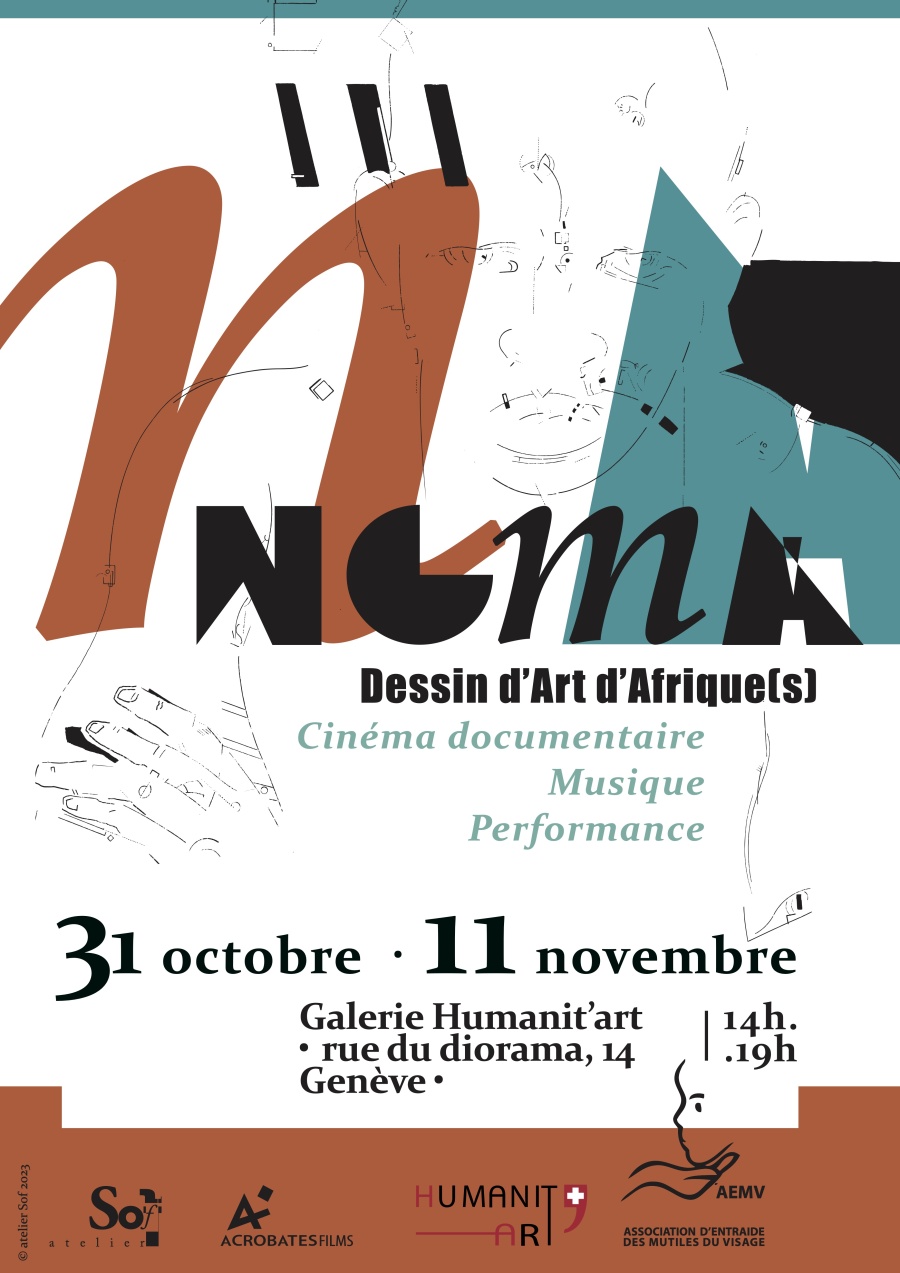 Affiche noma – Dessin d'Art d'Afrique(s)