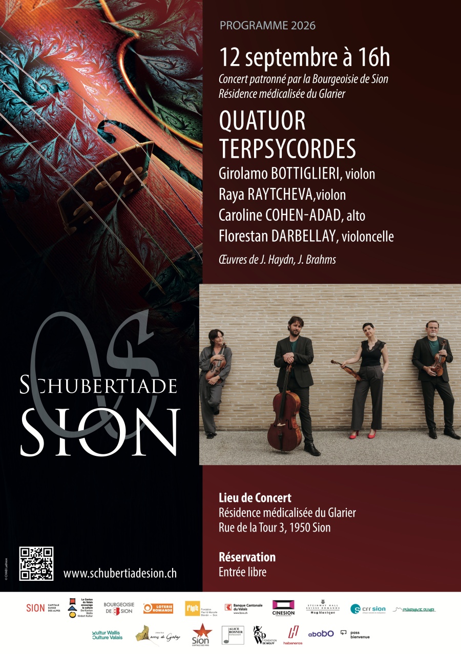 Affiche Schubertiade Sion 2026
