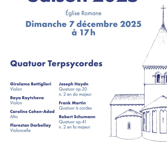 Affiche concert Saint-Sulpice 7 décembre 2025